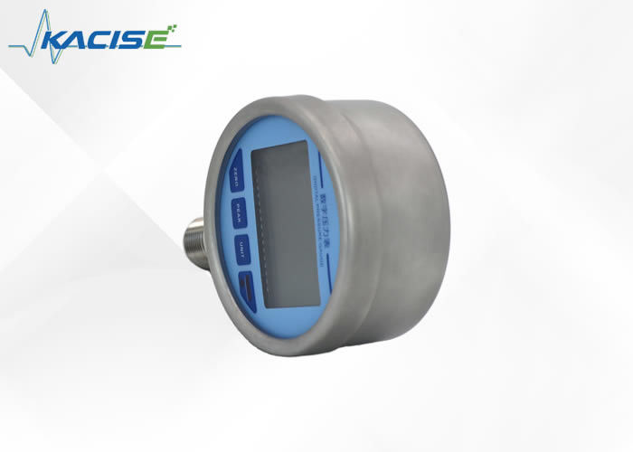 Medidor de pressão digital de precisão preenchido com líquido com anel de vedação de borracha fluorada e diafragma de aço inoxidável 316L