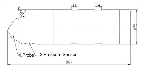 Medidor de vazão Doppler ultrassônico com precisão de vazão de ± 1%, proteção IP68 e fonte de alimentação de 10,8 VCC ~ 26,4 VCC para monitoramento de inundações