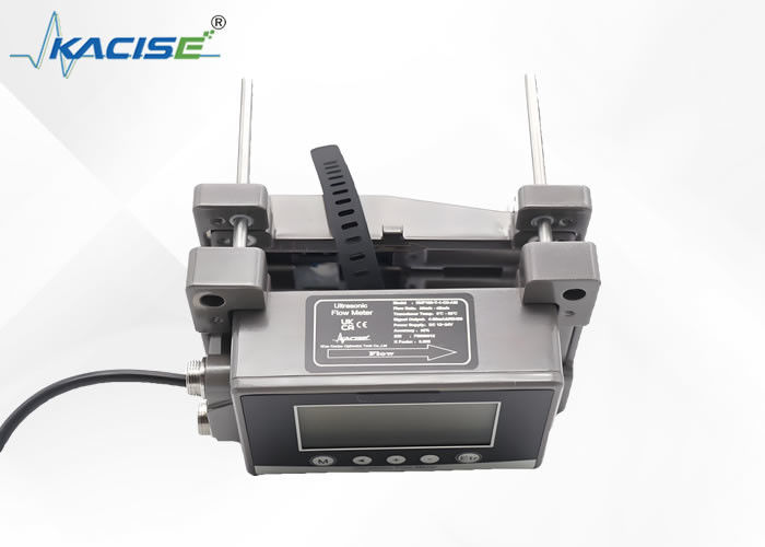 4-20mA Output Fluxímetro ultrasônico com LCD retroiluminado 256*128 e comunicação Modbus RS485