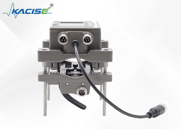 Conectores de alimentação e de saída M12 Plug de aviação Medidor de fluxo ultrasônico com ecrã grande