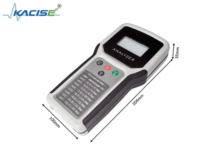 Intervalo 0-20mg/L Tester de água de toque único com cabeça de filme fluorescente de longa duração,precisão ±3%