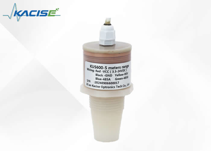 Medidor de nível de água ultra-sônico de 6 V com saída RS485 e medição de nível de líquido de alta precisão de 5 m
