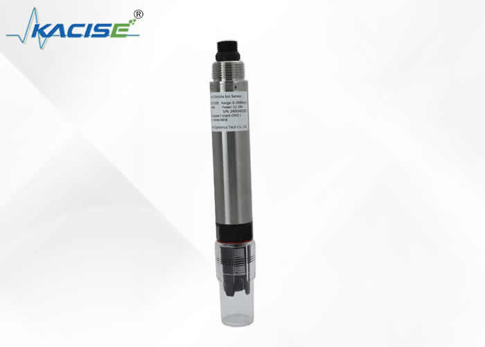 Sensor de íons de cloreto em linha KWS-3100 com classificação Modbus/Protocolo RTU IP68 e caixa POM para gestão da qualidade da água das piscinas