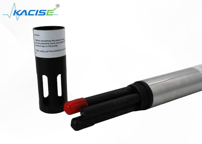 Sensor de amônia on-line KWS-201 com interface MODBUS RS-485 para faixa de 0-100 mg/L em caixa POM + 316L