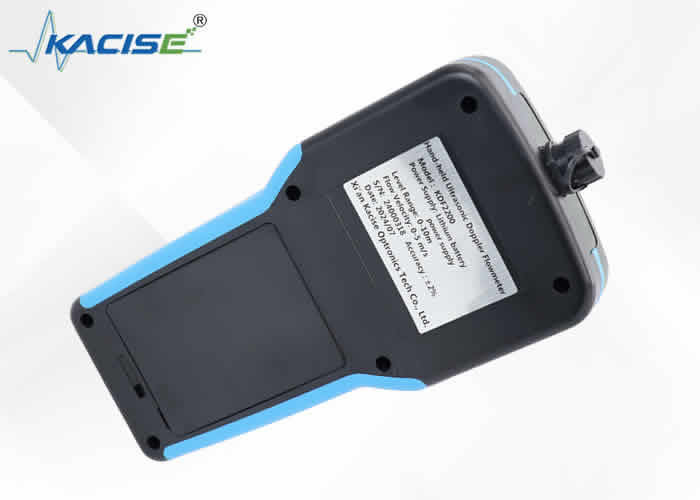 KDF2200 Medidor de fluxo Doppler de mão de material de PVC Consumo de energia 2W para medição precisa do fluxo