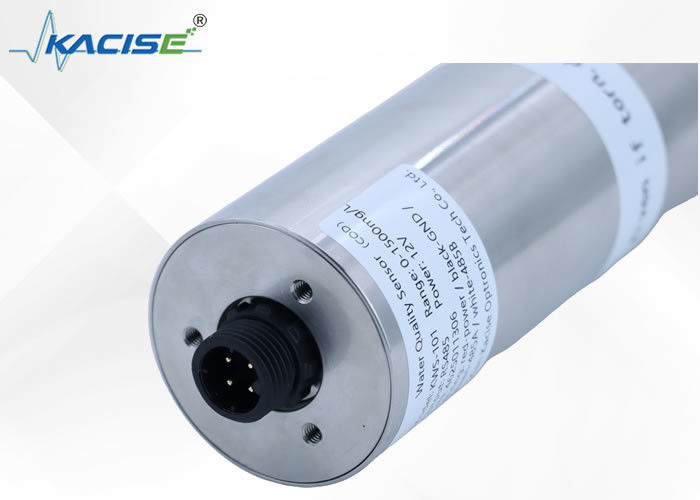 Sensor de DQ digital KWS-101 com compensação de turbidez, saída RS485 Modbus e classificação à prova d'água IP68