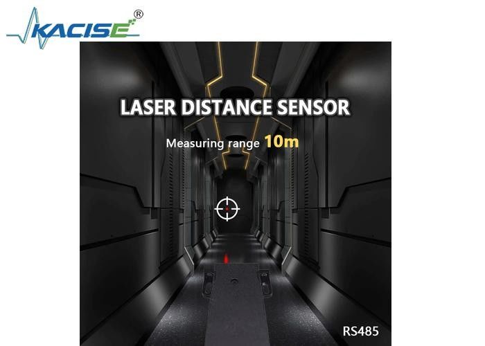 Sensor de distância laser de interface RS485 com alcance de 10 m e precisão de ± 1 mm para aplicações industriais