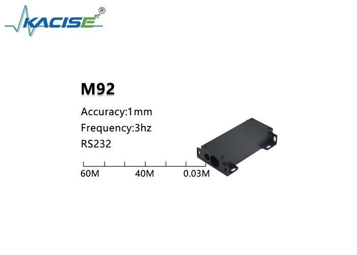 Sensor de alcance laser de alta precisão ± 1 mm com alcance de medição de 40 m e saída RS232