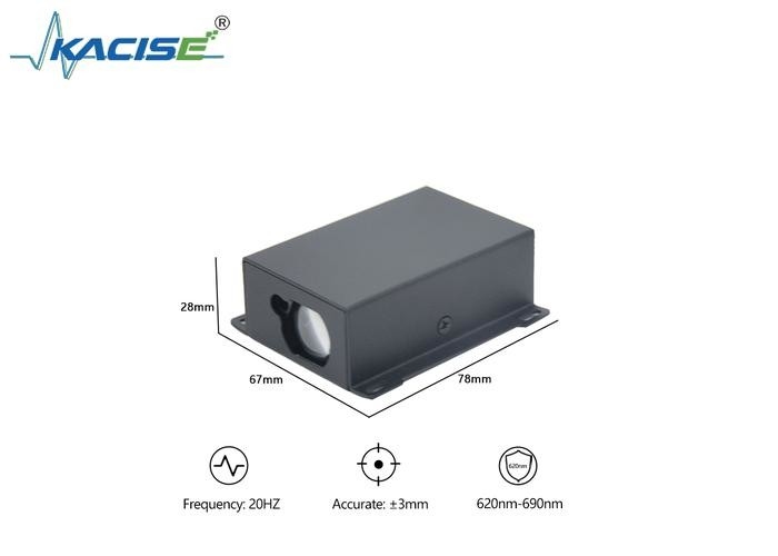 Sensor laser de longo alcance Lidar de 100 m para detecção de objetos com tensão de trabalho 5-32V e tempo de medição 0,04-4s