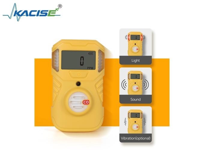 KSBH-BX101 Detector de gás único com ecrã de segmento LCD IP67 Proteção de armazenamento 50 Eventos de alarme 90dB 10cm Som de alarme
