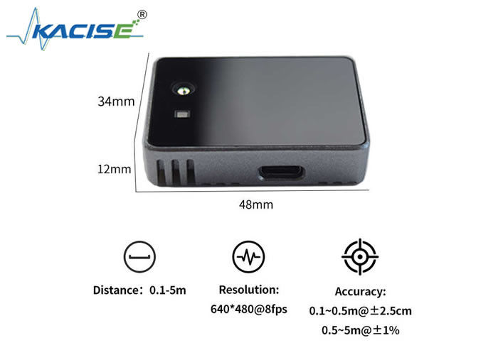 KL3A-05U 3D Solid-State Lidar com alcance de 0,1-5m H60°×V45° FOV e USB 2.0 Tipo C Interface para lojas de varejo