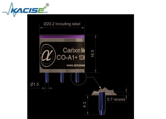 Sensor de monóxido de carbono CO-A1/CO-A1 Tecnologia avançada com tempo de resposta 20 e resolução 0.5
