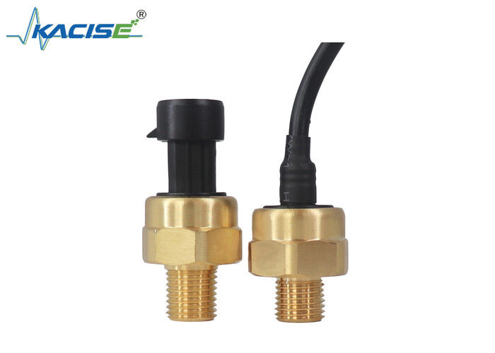 Sensor de pressão de água de latão de baixo custo com saída de 0,5-4,5V e célula capacitiva cerâmica para faixa de 0-2MPa