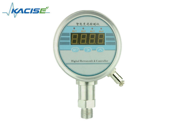 Medidor de pressão digital de aço inoxidável estável com alta precisão e ecrã LED para uso industrial