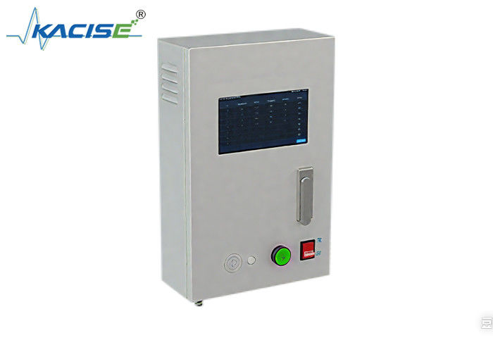 Gabinete de controle do sistema KSF6-O2-201 com tecnologia de toque resistivo e capacidade de relé 250VAC/10A para monitoramento de SF6 e O2 em tempo real