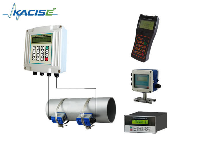 Medidor de fluxo de ultrassom hidráulico com RS485 Modbus Dimensão pequena para medição de líquidos DN15-6000mm