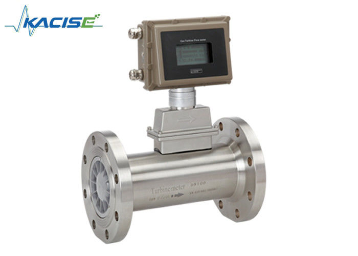 Medidor de fluxo digital de turbina de gás natural de alta precisão com alimentação dupla e comunicação RS-485 / MODBUS