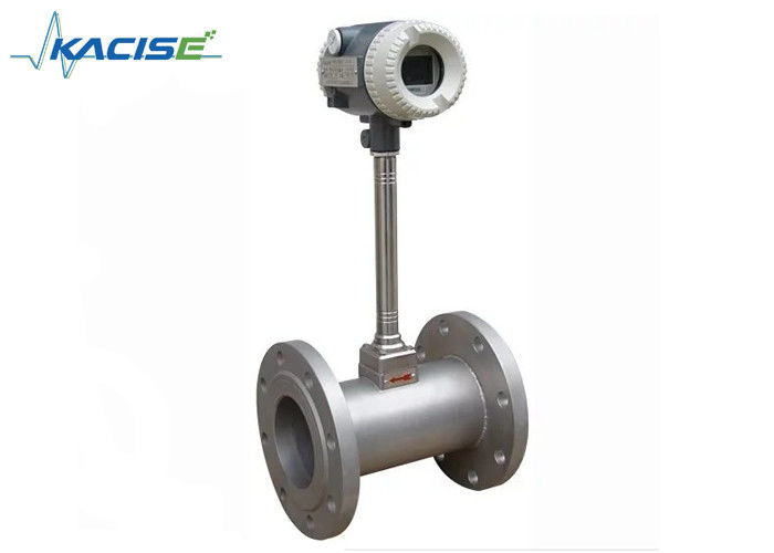 Alta estabilidade do medidor de fluxo de vórtice de flange do tipo de tubo com controlo automático