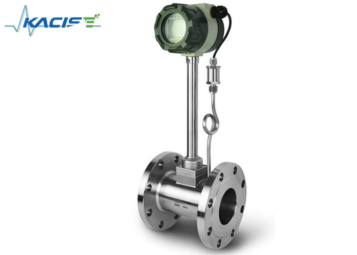 Alta estabilidade do medidor de fluxo de vórtice de flange do tipo de tubo com controlo automático