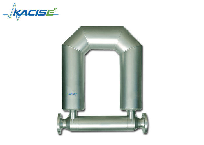 0.1 Medidor de caudal de massa de Coriolis de grau de precisão com faixa de medição de 0 a 1000 t/h e temperatura nominal de -50 a 350 °C