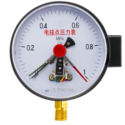 KMC-YXC150 Medidor de pressão de contato elétrico à prova de choque de aço inoxidável com diâmetro de balcão de 145 mm e faixa de medição de 0-60 MPa