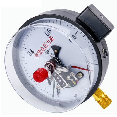 KMC-YXC150 Medidor de pressão de contato elétrico à prova de choque de aço inoxidável com diâmetro de balcão de 145 mm e faixa de medição de 0-60 MPa