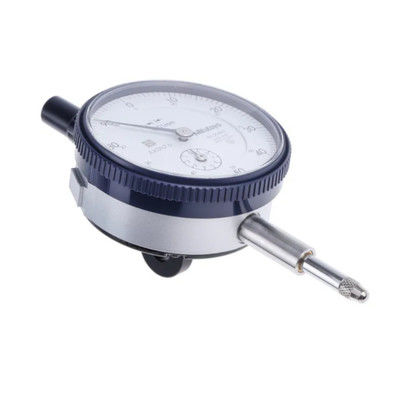 Mitutoyo Dial Gauge com alcance de 10 mm 0,01 mm Graduação para medição dimensional de precisão e resistência ambiental