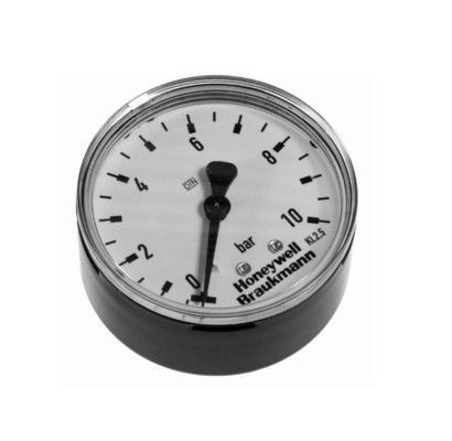 Medidor de pressão industrial Honywell Resideo M07M-A10 com gama de 0 a 10 bar e peso de 0,5 kg
