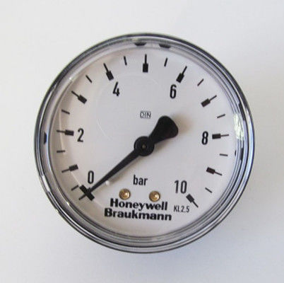 Medidor de pressão industrial Honywell Resideo M07M-A10 com gama de 0 a 10 bar e peso de 0,5 kg