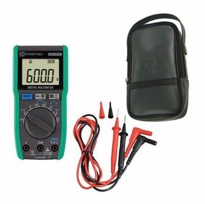 Multiméter digital Kyoritsu 1021R com tensão de circuito aberto < 3,0 V e R03 (1,5 V) × 2 Fonte de alimentação para medição automática de alcance
