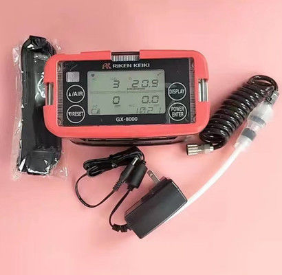 Detector multi-gás Riken Keiki GX-8000 com ecrã LCD digital de condutividade térmica e construção impermeável