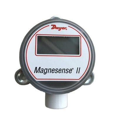 Transmissor de pressão diferencial Dwyer Magnesense MS-111 com sinais de saída duplos configuráveis em campo e gabinete NEMA 4X robusto