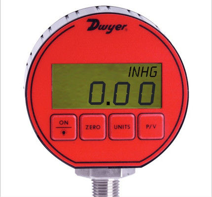 Classificação do recinto do medidor de pressão digital da série Dwyer DPG projetado para atender ao limite de pressão NEMA 4/4X IP66 2x faixa de pressão