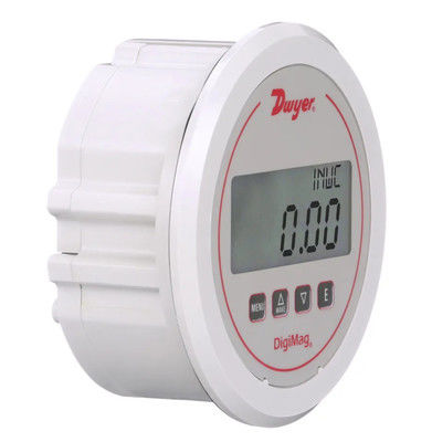 Medidor de pressão diferencial digital Dwyer DM-1000 DigiMag com precisão de ± 1%, material de aço inoxidável e conexão 1/8 NPT