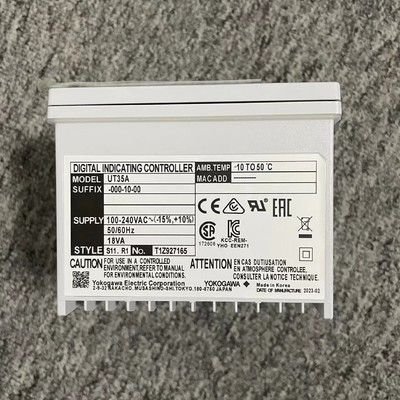 UT35A Controlador de temperatura digital com LCD a cores de 14 segmentos, controle de sequência de escada e comunicação Ethernet
