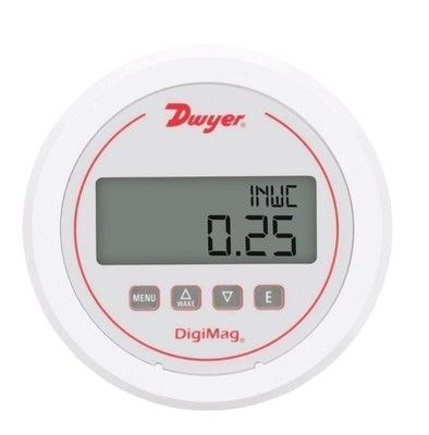 Medidor de pressão diferencial digital DigiMag da série DM-1000 com ecrã LCD, compensação de temperatura e medição multifunção