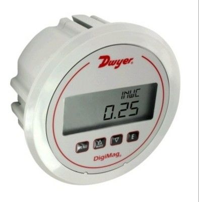 Medidor de pressão diferencial digital DigiMag da série DM-1000 com ecrã LCD, compensação de temperatura e medição multifunção