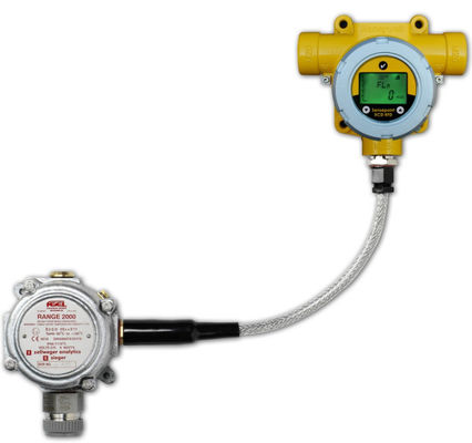 Detector de gás fixo Honeywell Sensepoint XCD com saída de 4-20mA, caixa à prova de explosão e montagem de sensor remoto