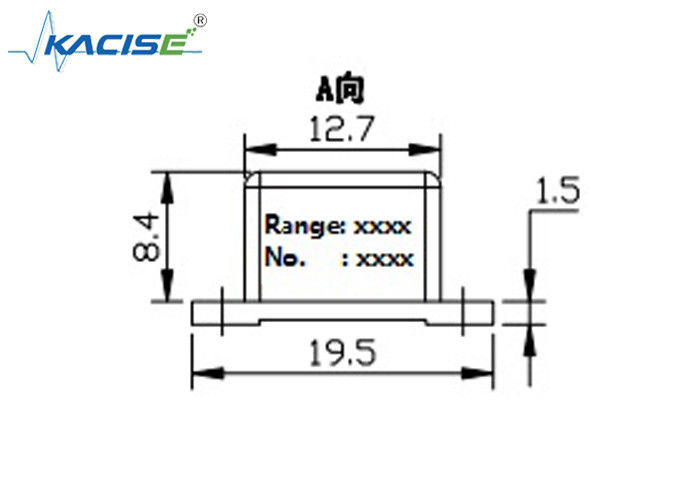 K-3JSJ-001 Sensor de aceleração de 3 eixos leve/acelerômetro de alta velocidade triaxial 0~3 V