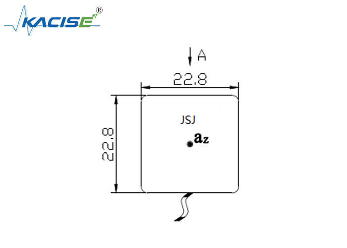 Sensor acelerômetro linear de sucção magnética com módulo uniaxial e faixa de ±10 g para desempenho de vibração
