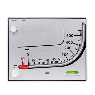 Medidor de pressão diferencial de óleo vermelho KMC-700 para aquicultura com precisão de ± 3% e design compacto 190 × 150 × 32MM