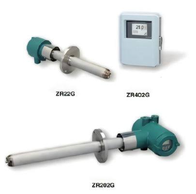 Yokogawa Zr22g Zirconia Oxigênio Analisador com sinal de saída 4-20MA e 0,01 a 100 Vol% O2 gama de medição para dupla função Oxigênio e Análise de Umidade