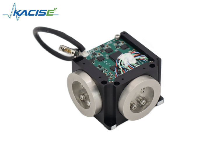 Giroscópio de fibra óptica de três eixos KSGYR312F com Bias ≤ 0,1°/h, Dimensões 71,5×68×45mm e Dissipação de Potência < 4W