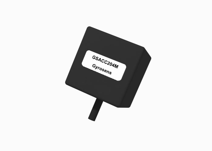 Acelerômetro MEMS GSACC204M com faixa de ±1 g, tempo de inicialização ≤ 0,005 s e polarização de 2,5±0,1 V para detecção de precisão