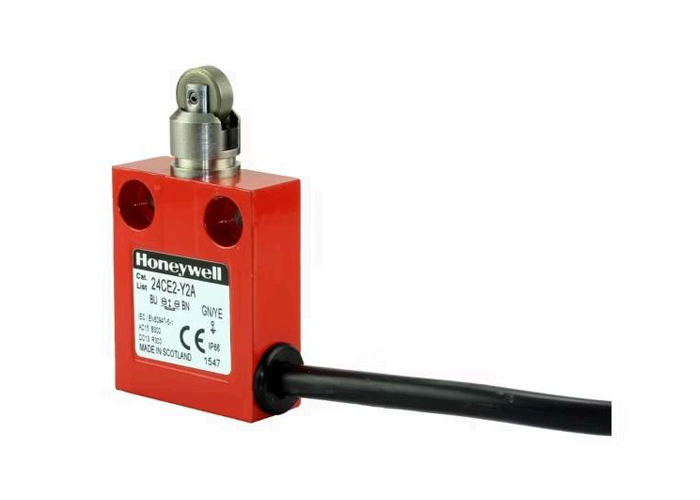 Comutador de segurança miniatura da série Honeywell 24CE com caixa selada IP66 Nível de segurança SIL3 e contatos de abertura positiva