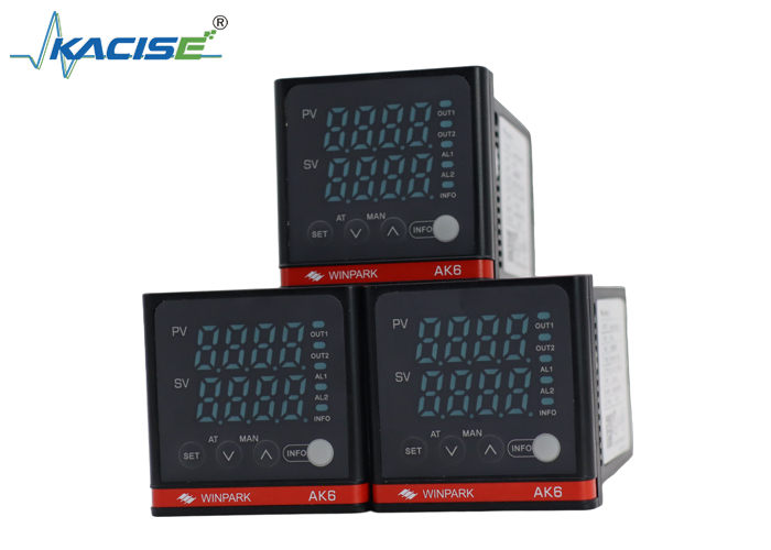 Controlador de temperatura da série YAK6 com memória não volátil, precisão de ±0,5% FS e tamanho de painel 48×48