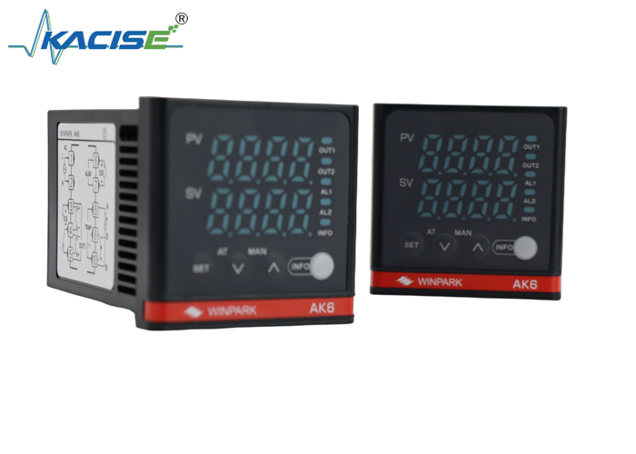 Controlador de temperatura da série YAK6 com memória não volátil, precisão de ±0,5% FS e tamanho de painel 48×48