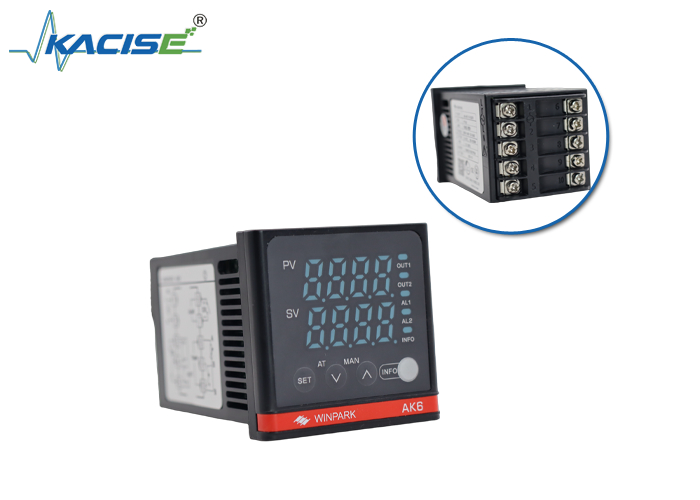 Controlador de temperatura da série YAK6 com memória não volátil, precisão de ±0,5% FS e tamanho de painel 48×48