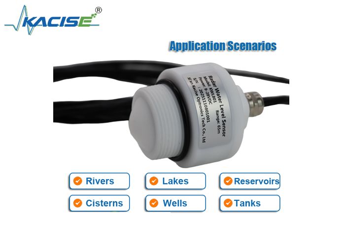 KWL801 Sensor de nível de água de radar sem contacto com faixa de frequências de 76 GHz a 81 GHz 65m Faixa de medição e precisão de ±1 mm