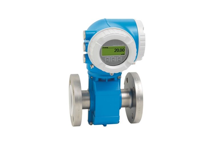Medidor de vazão eletromagnético Proline Promag P 300 para aplicações de processos resistentes à corrosão e de alta temperatura com transmissor compacto